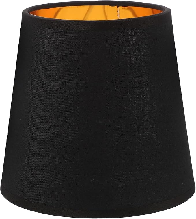Lamps Shades Small Lamp Shade Fabric Lampshade Vintage Cloth Lamp Shade Light Cover Replacement for Table Lamp Chandelier Wall Lamp Candelabra Bulbs Candle Black Lamp Shades