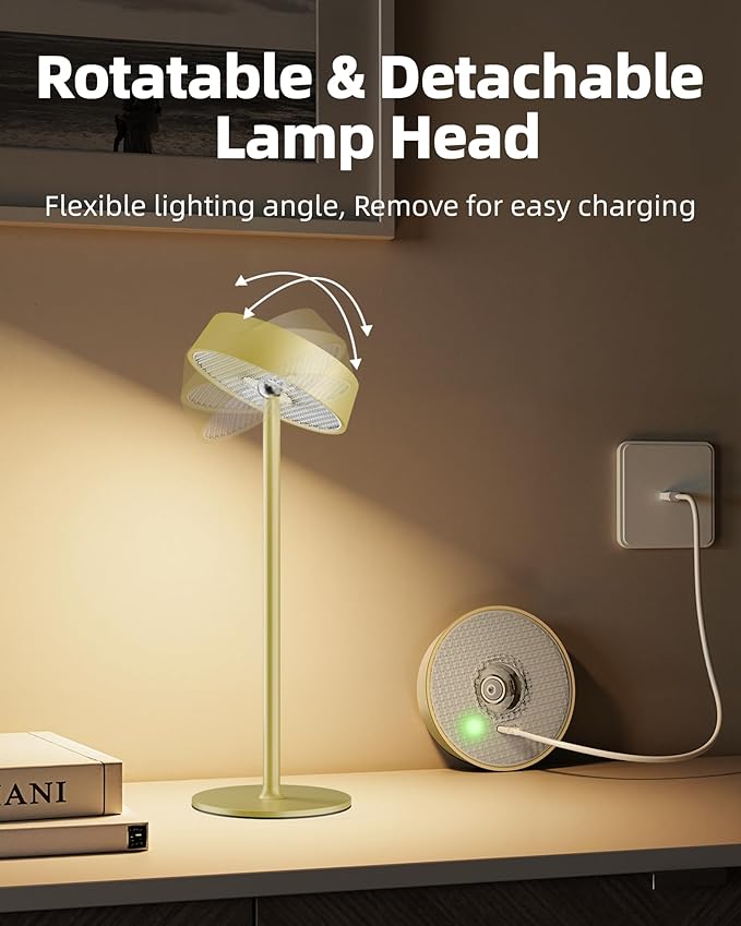 Cordless Lamp, Outdoor Waterproof, Dimmable Touch Control 3 Color Temperature, Battery Operated Portable, RGB, LED Memory Function, Rechargeable Table Lmap, Desk Lamp, Patio Dinning Restaurant Kitchen