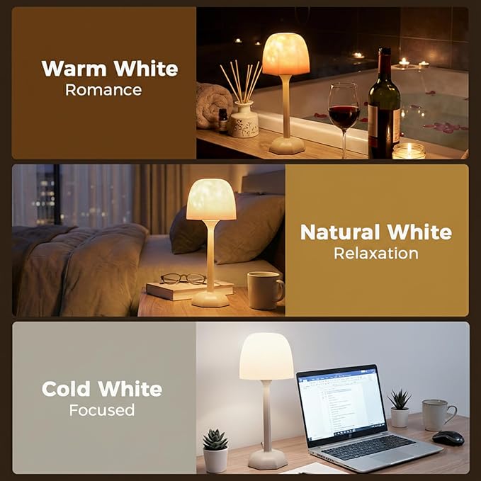 RICHMYC Waterproof Shower Lamp with Remote, 16 Colors Ocean Wave Projector Lamp for Bathroom, Cordless Rechargeable Night Light, Ambient Mood Lighting for Inside Shower, Bathtub, Spa