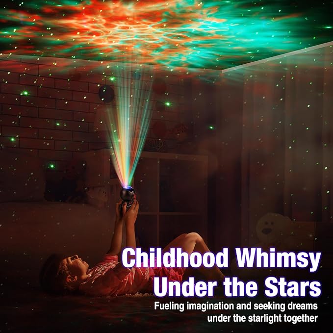 Astronaut Galaxy Projector Lamp – Black Astronaut Holding Star, Starry Sky Night Light for Bedroom Decor, Space Nebula Star Projector Gift