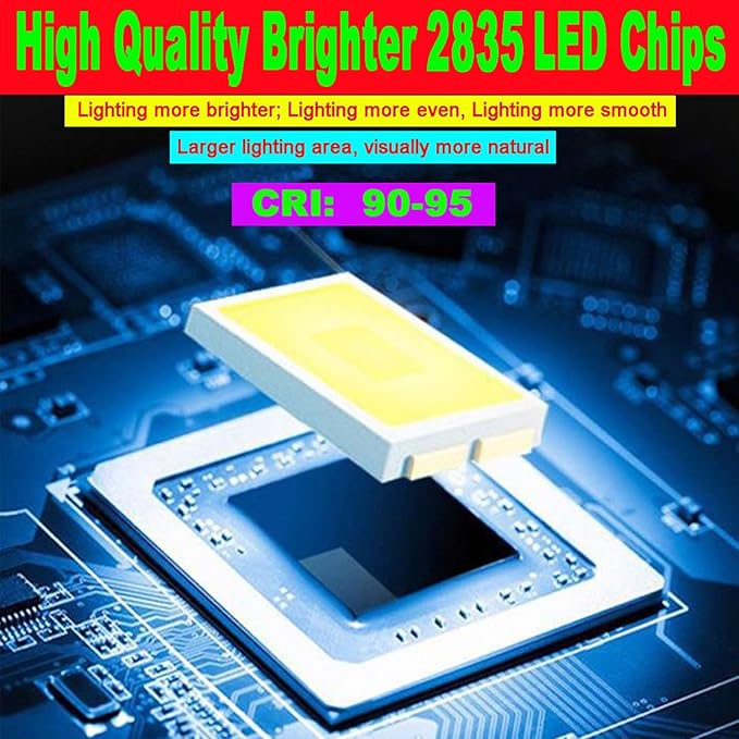 LED Neon Strip Lights, Warm White 3500K AC 110V-130V Super Bright Rope Light Sign String 30000LM Waterproof IP68 for Outdoor Indoor Commercial Lighting Decor(50ft)