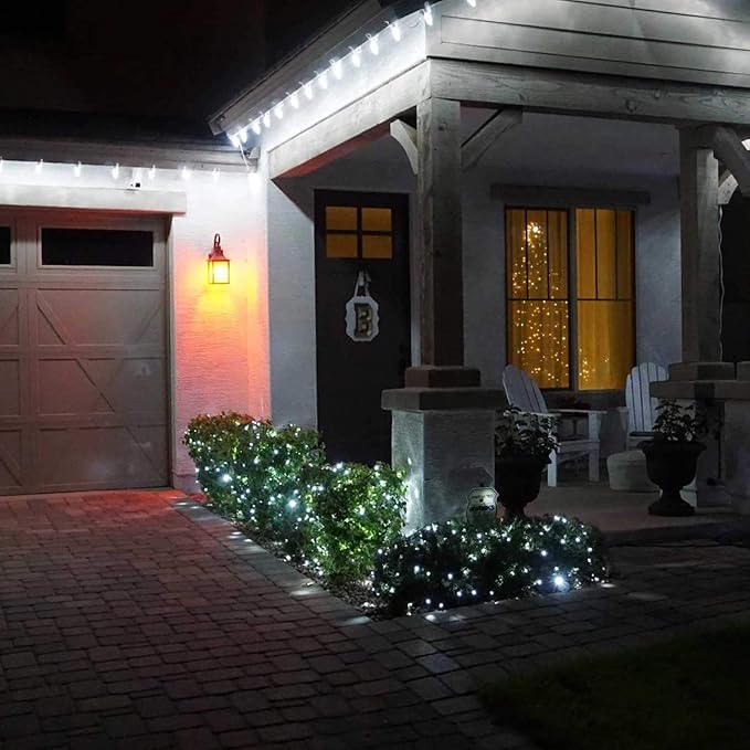 Minetom 50 Pack C7 Led Replacement Light Bulb, C7 Shatterproof Christmas Led Bulbs for Christmas String Lights, E12 Candelabra Base, Commercial Grade Dimmable Holiday Bulbs, White