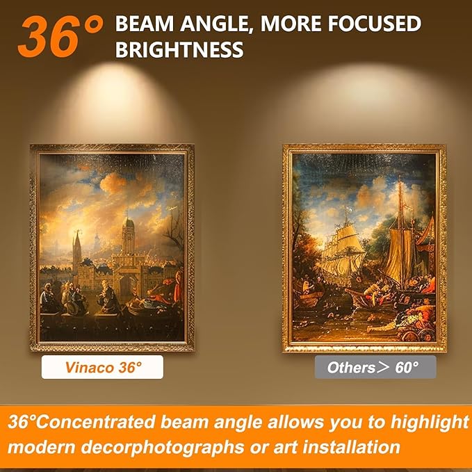 Vinaco GU10 Bulb, 6 Pack Halogen 120V 35W, Dimmable, MR16 GU10 Light Bulb with Long Lasting Lifespan, gu10+c for Track&Recessed Lighting, Gu10 Base Bulb, 35W MR16/FL/GU10, Warm White