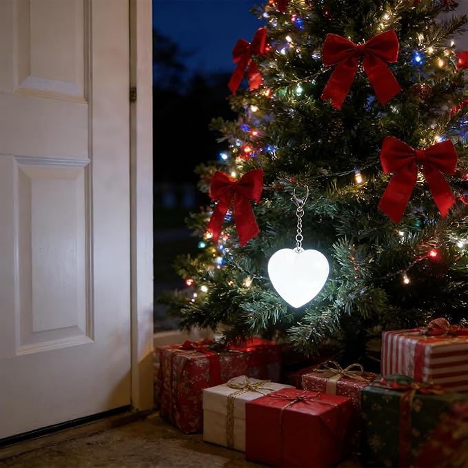 2 Pack Heart Purse Light Gifts,Rechargeable Mini Light Up Purse Lamp Gifts for Teen Girls Boys,Heart-Shaped Mini Bag Night Lamp Easter Basket Stuffers for Kids
