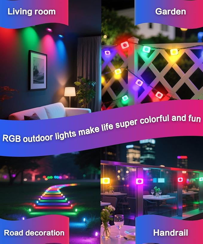 Permanent Outdoor Lights for House,200ft 120 RGB+IC Smart Outdoor Decor, 50 Scene Modes, App/Remote Control, IP67 Waterproof, for Christmas, Holiday, Daily & Pool Party Decor