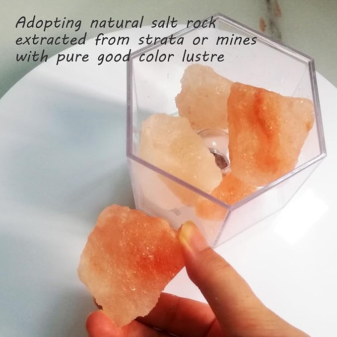USB Himalayan Salt Rock Lamp with Color Changing, Natural Crystal Stone Aroma Diffuser Dimmable Night Light for Home Decor Zen Yoga Spa Meditation