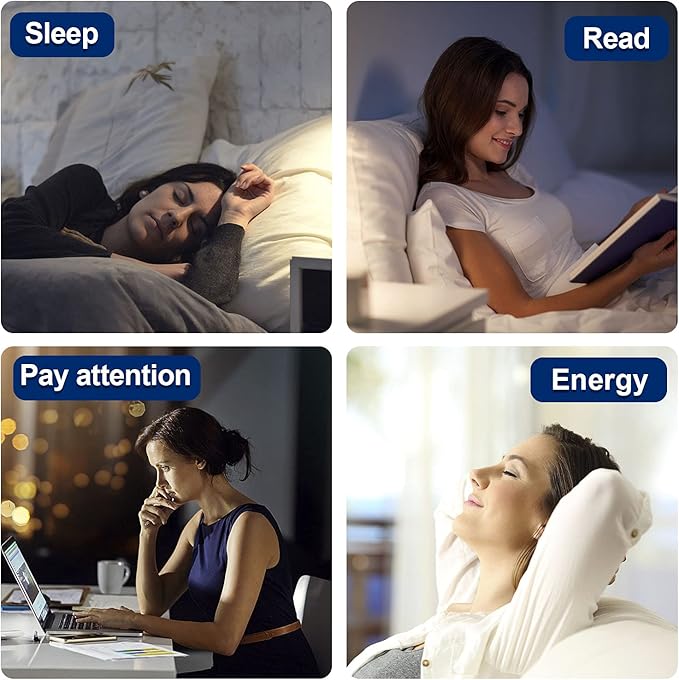 Light Therapy Lamp Sunrise Alarm Clock Wake up 10000 lux UV-Free Sun lamp Bioclock Adjustment APP Control Portable Built-in Lithium Battery