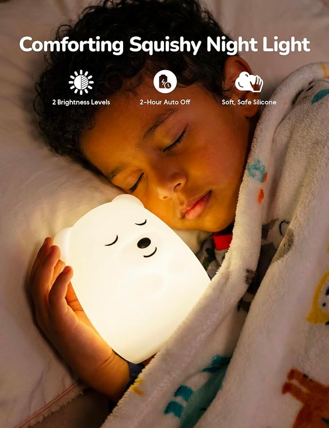 Breathing Pal 'Ted'- Mindfulness Breathing Light, Guided Visual Meditation Breathing Light, Anxiety Relief Items for Calm Down Corner/Meditation/Sleep for Adult&Kid