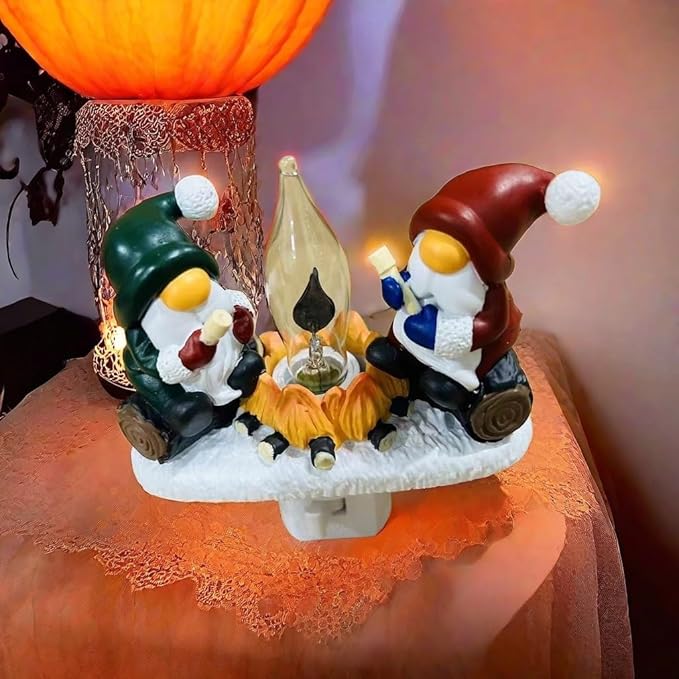 Christmas Night Light - Santa Decorations for Home, Christmas Santa Night Lights Plug into Wall - Decor Home Indoor Gnomes Nightlight Christmas Gifts for Family and Friends