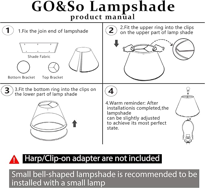 2 Pack Small Barrel Burgundy Lamp Shade, Fabric Lampshade for Table and Floor Lamp, 5.5'' Top x 10'' Bottom x 7.2'' Height, Spider Fitting, Handcrafted By GO&SO