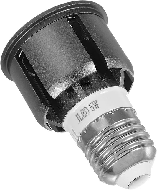 Alipis LED Spotlights Lamp Cup with E27 Base 5w Warm White 3000k Cob Chip Aluminum Wide Voltage Indoor Plant and Bedroom Lighting Fixture