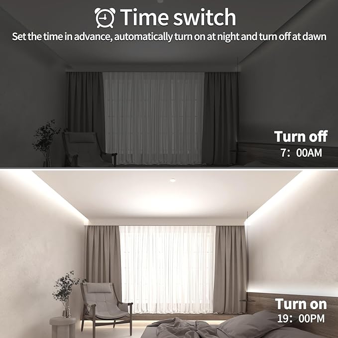100ft COB LED Strip Lights 6000K White Dimmable DC 24V Flexible LED Tape Light for Bedroom, with Remote and app Control LED Light Strip,for DIY Home Decoration