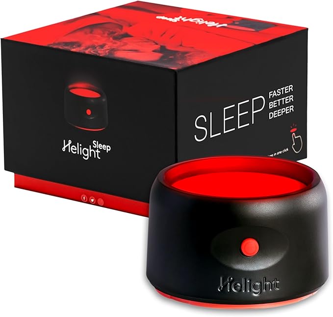 Helight Red Light Therapy Sleep Device – 630nm Pure Red Light Lamp Sleep Aid to Support Deep Relaxation – Rest Lamp Backed by Science for Adults & Kids Bedrooms