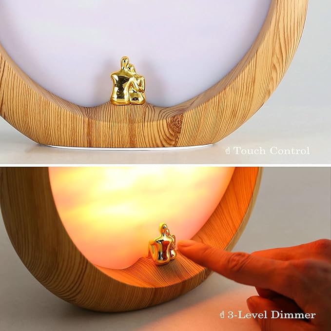 mamre Sunset Lamp Anniversary Wedding Valentine’s Day Gift Ideas, Sunset Glow Light Centerpiece Table Decorations Gifts for Mom Birthday Gift, The Beautiful Sunset We Share