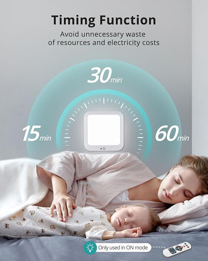 wowatt Rechargeable Battery Operated Ceiling Light, Motion Sensor Light Indoor Wireless Shower Lamp with Remote 3000K 4500K 6500K Dimmable Timing for Closet, Shower, Hallway, Patio