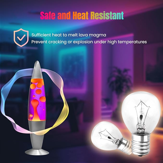 SCOMX Wax Warmer Bulbs, 40 Watt G50 Bulbs for Full-Size Scentsy Warmers, E12 Incandescent Candelabra Base Clear Light Bulbs for Candle Wax Warmer,Halloween Lights,Dimmable - Warm White (40W)