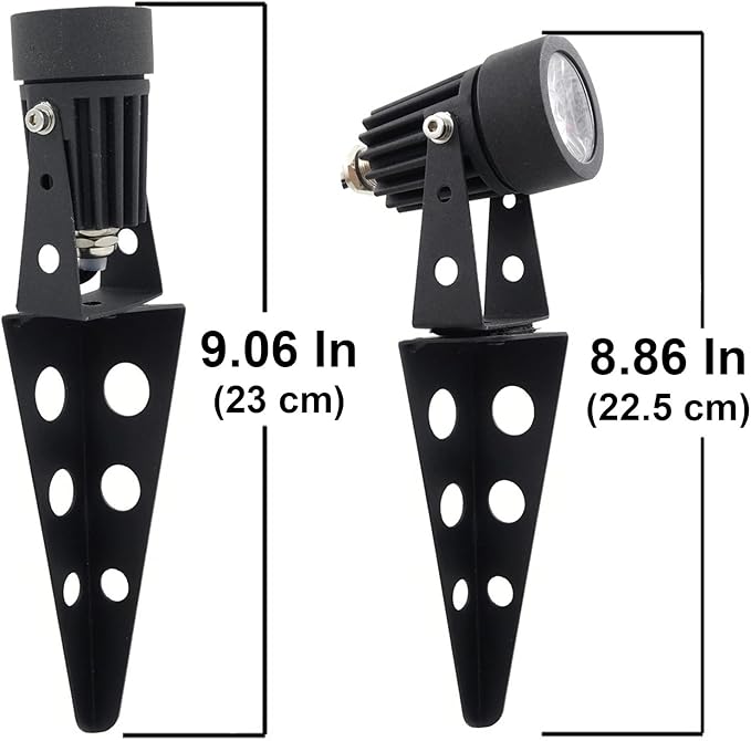 Mini 50X Twin Solar Spot Lights Outdoor Multi Color Changing RGB LED Spotlight Cast Aluminium for Outdoor Garden Yard Landscape Downlight