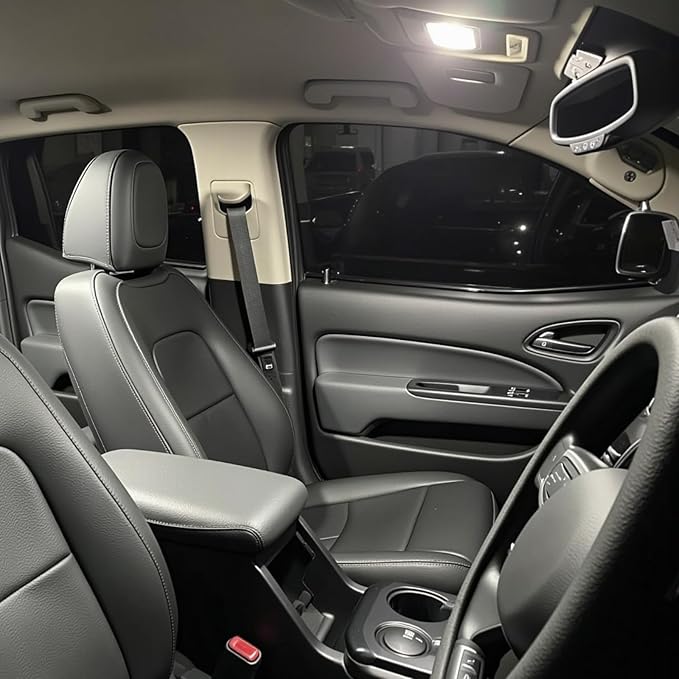 EASY EAGLE LED Interior Car Lights for Chevy-Colorado-GMC-Canyon-2015-2022: 13 Piece Kit White LED Light Bulbs - Super Bright 6000K + Install Tool