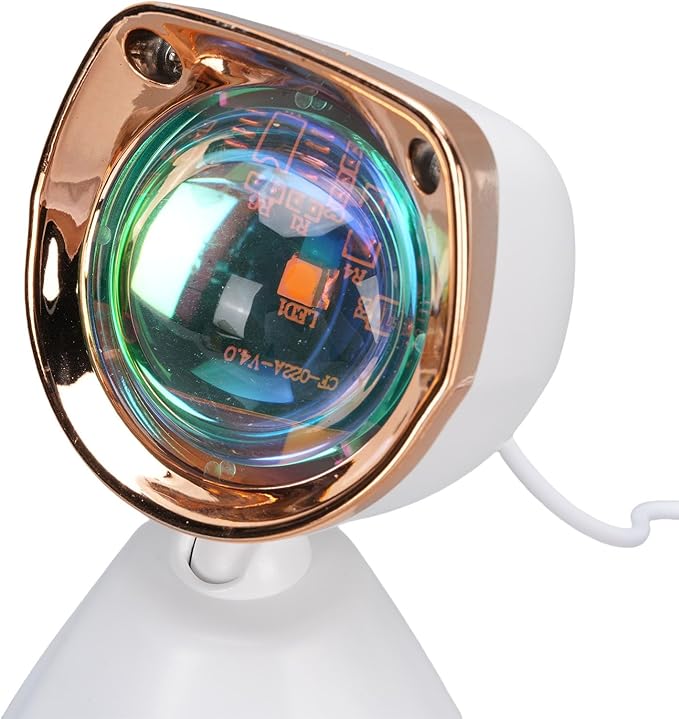 TOPINCN ABS Sunset Projection Lamp, Orange Mood Light, Twilight Glow Illuminators, Ambient Night Lighting for Bedroom Party Indoor Decoration, Selfie Background