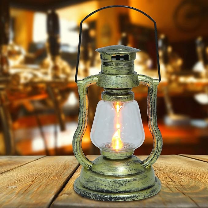 Creative Handheld Retro Kerosene Lantern Cordless Night Light Boho Decor Home Decor Atmosphere Lantern