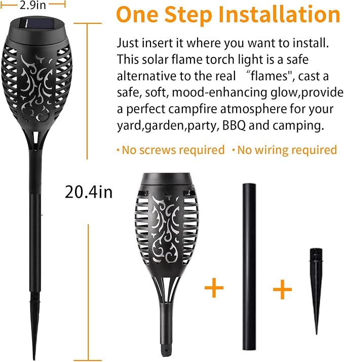 Swingers Solar Lights Outdoor,Halloween Solar Torch Lights with Flickering Flame,Waterproof Outdoor Garden Lights for Outside Patio Pathway Yard Decorations(12, Green)