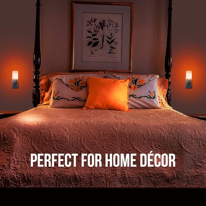 AULTRA Salt Lamp Night Light with Himalayan Natural Crystal Salt Color Lights - UL Listed Plug for Bedrooms Or Bathrooms (1 Pack)