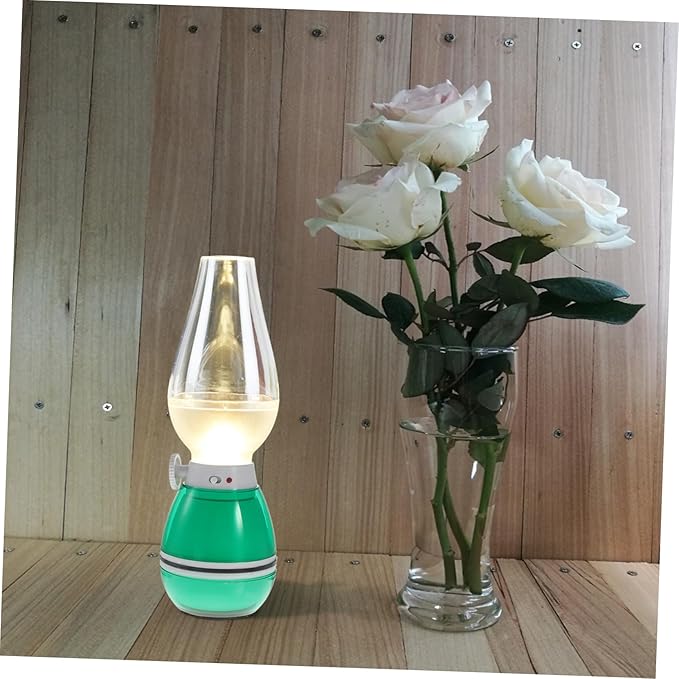 UPKOCH Retro Rechargeable Portable Desk Lamp Handheld Design for Use Versatile Lighting for Bedroom Living Room Camping Unique Decorative Led Light