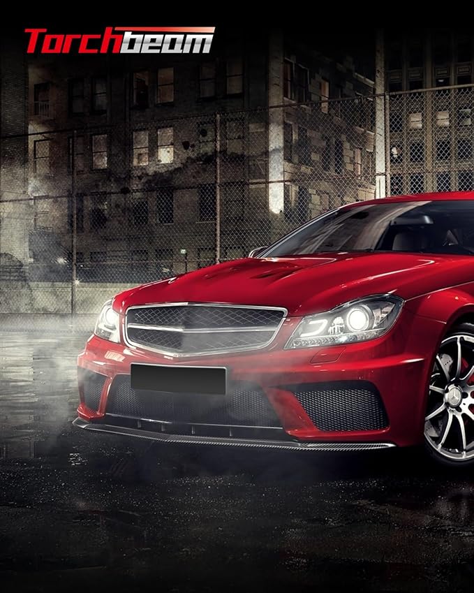 Torchbeam T2 H4/9003 Bulbs Hi/Low Beam, 45,000LM 6500K Ultra White, 1:1 Mini Size H4 Bulbs, 12,000RPM Cooling Fan, IP68 Waterproof, 2- Pack