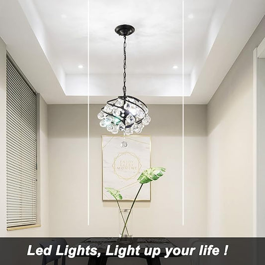 ALIDE G9 Led Bulbs 5W 6000K Daylight Cool Bright White,50W-60W Halogen Equivalent, AC120V T4 G9 Bi-pin Led Bulbs for Chandelier Pendant Lighting,550LM,10Pack, Non-Dimmable