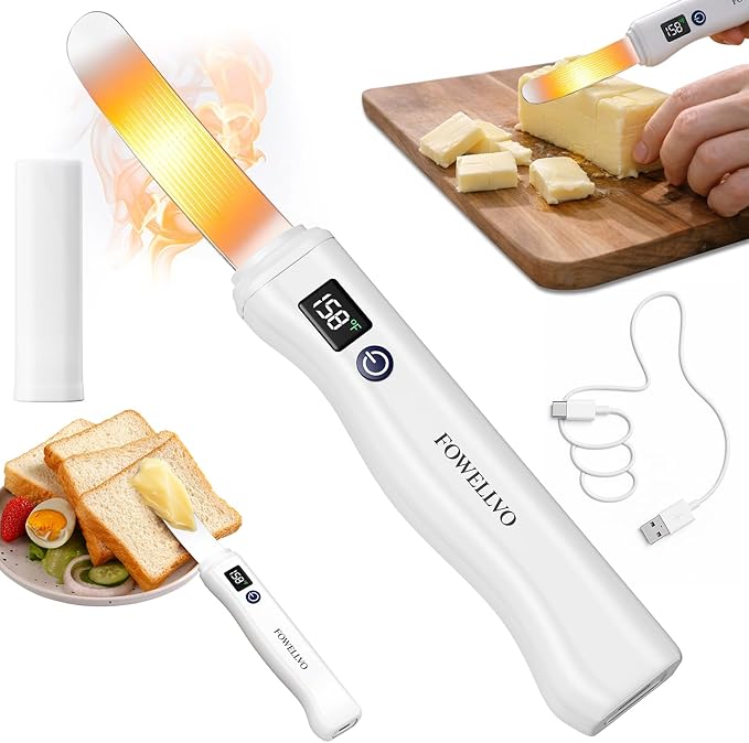 Stainless Steel Heated Butter Knife Spreader IP68 Waterproof for Cold Butter