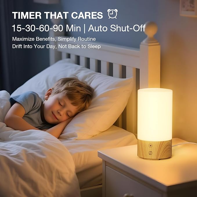 Light Therapy Lamp 10000 Lux, UV-Free Sun Lamp with 4 Brightness Levels & 3 Color Temperatures, Full Spectrum Daylight Lamp with Remote Control & Timer for Home Office Desk