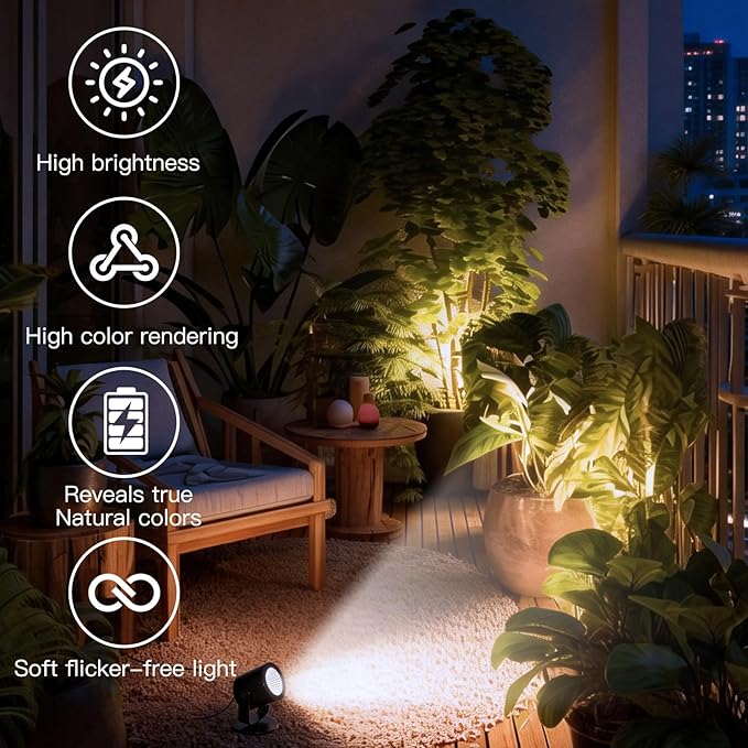 TAYSING LED Spotlight Indoor 5W USB Powered 360 Degree Rotating Mini Display Accent Light for Pictures Paintings Plants Shelves Cabinet Showcase, 1 Pack Daylight White 6000K