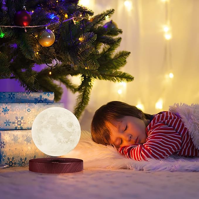 VGAzer Levitation Moon Lamp, 16 Colors Floating Night Light (Moon Lamp)