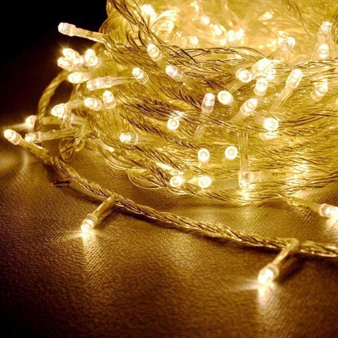 FULLBELL Christmas Lights, Fairy Lights Outdoor 66Ft 200 LED with Memory Modes Controller, Plug in Easter Decor Lights for Bedroom Party Wedding Garden Christmas Tree Indoor Outdoor Decorations