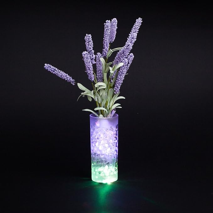 Submersible Waterproof Wedding Underwater Tea Light Sub LED Light for Decoration Wedding Party Bar etc.White (Pack of 24)