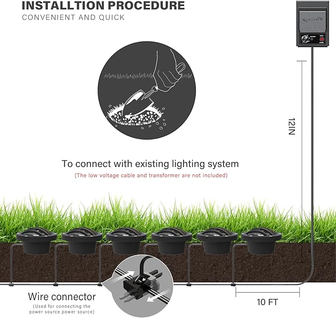 Malibu Low Voltage Well Lights 4W LED Outdoor Landscape Deck Lights 12V Well Light 200Lumen in-Ground Light 2800K Warm White with Connector & Stake for Step Tree Patio Yard Garden 1Pack 8401-3500-01