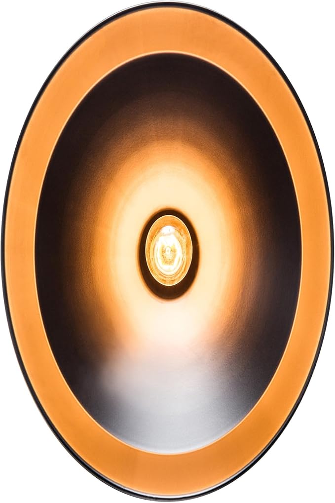GLOBE Electric 65155 1-Light Industrial Warehouse Pendant Lighting, Matte Black, Hanging Lamp, Hanging Lights, Ceiling Light Fixture