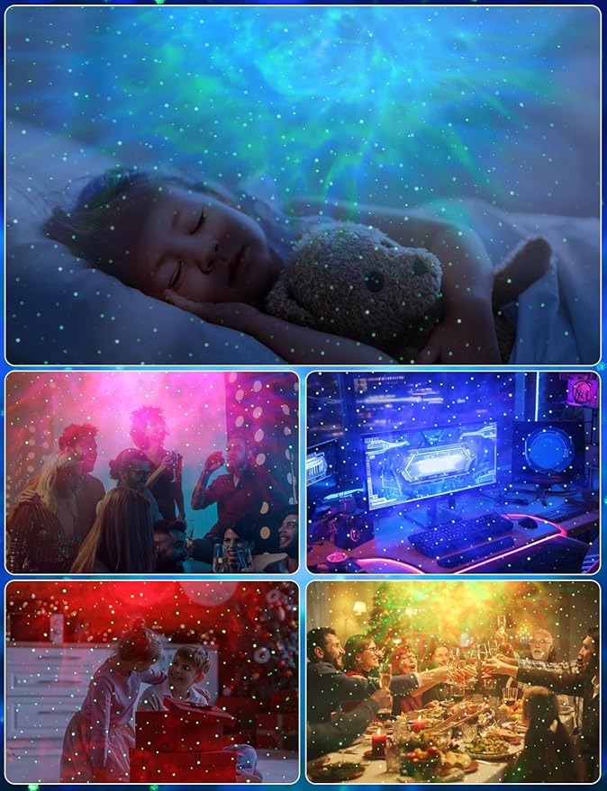 3 in 1 Star Projector with 8 Color Moon Lamp, Astronaut Galaxy Projector, Remote & Timer, 33 Light Effects LED Nebula Night Light Gift for Girls Boys Kids Adults Christmas Birthday Room Decor (Pink)