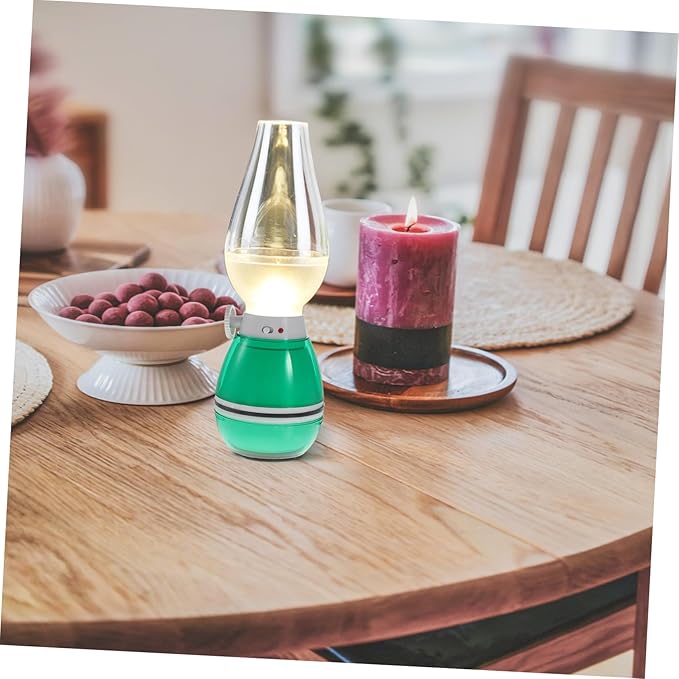 UPKOCH Retro Rechargeable Portable Desk Lamp Handheld Design for Use Versatile Lighting for Bedroom Living Room Camping Unique Decorative Led Light