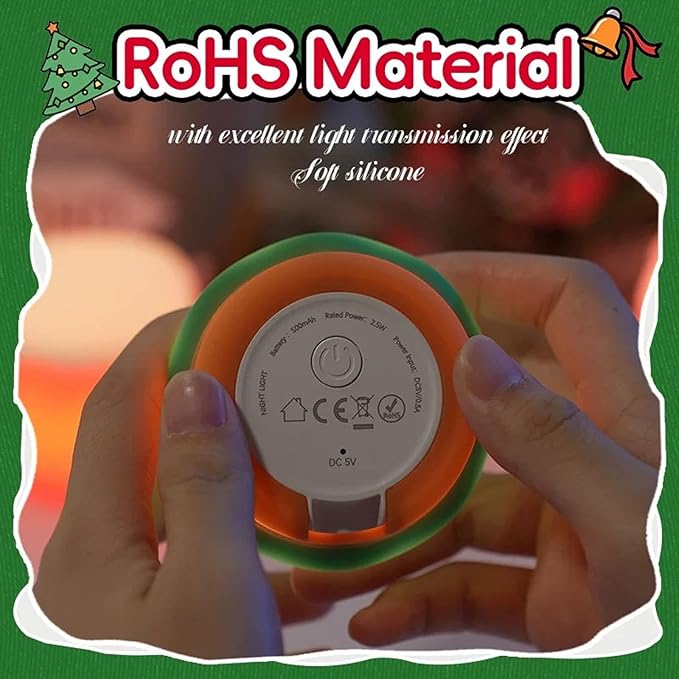 Night Light for Kids, Soft Silicone Dimmable Baby Night Lights for Nursery, Rechargeable Portable LED Bedroom Bedside Light for Baby Nursery Toddler