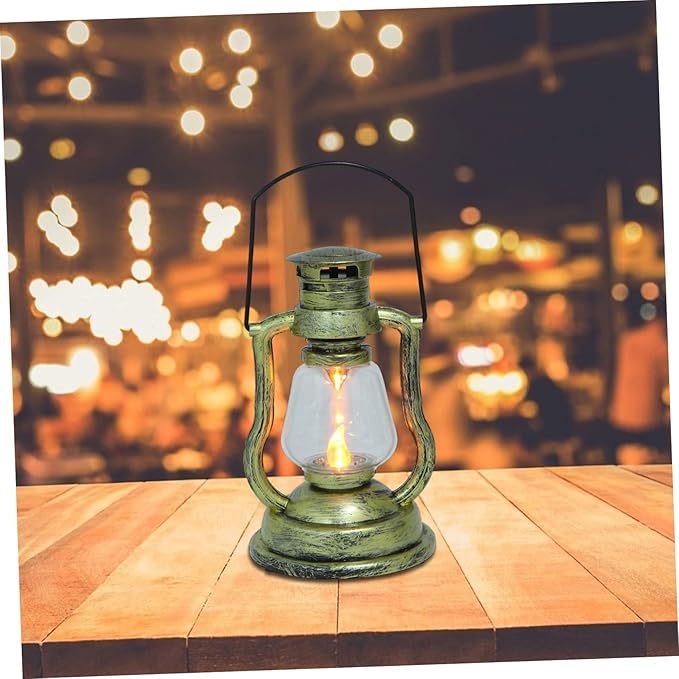 PRETYZOOM Chic Retro Horse Lantern Night Light Handheld Rechargeable Lamp for Bedroom Decor Boho Decor Night Lamp for Bedroom
