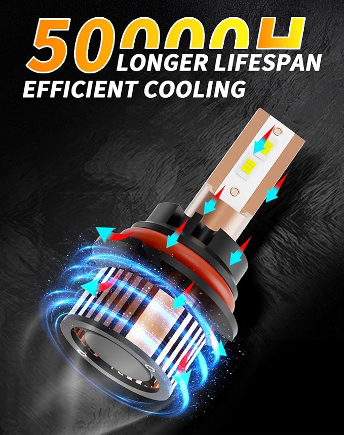Compatible for Ram 2002 2003 2004 2005 Hi/Lo Dual Beam Light bulb,12V 55W 6000K,Pack of 2