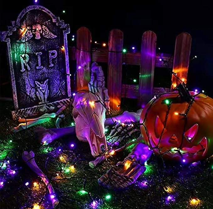 2-Pack Connectable Christmas Lights Outdoor, Total 164FT 400LED Christmas String Lights Waterproof with 8 Modes & Timer, Green Wire Twinkle Lights for Xmas Tree Decorations Outdoor Indoor, Multicolor