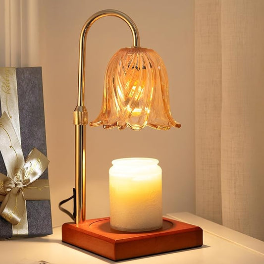 Candle Warmer Lamp with Timer Dimmable, Birthday Gifts for Women Mom, House Warming Gifts New Home Decor, Wax Melt Warmer for Jar Candles