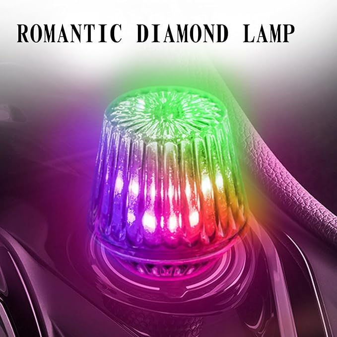 1 Pcs USB Star Sky Lamp for Cars,New Car USB Night Light, USB Led Car Interior Atmosphere Lights, Plug and Play, Used for Most Cars, Trucks, Suvs, Hallway,Party, Bedroom（ Romantic Gradient）