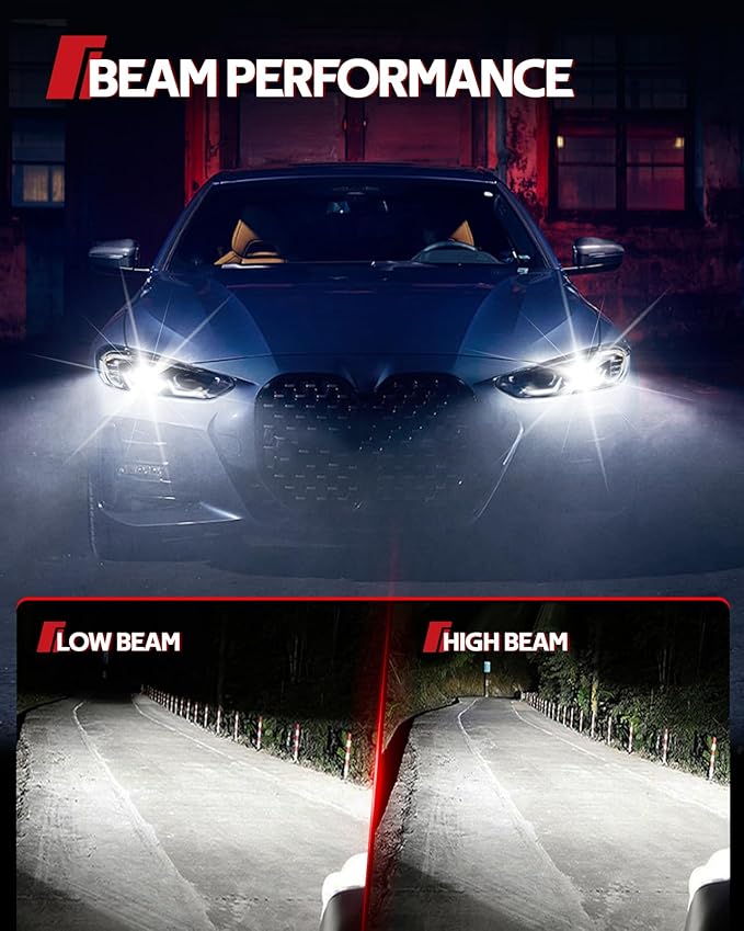 Torchbeam D3S HID Headlights, 400% Brightness HID Bulbs, 6000K Diamond White Xenon Replacement Bulbs, Metal Snap Ring and Base Lights, Pack of 2