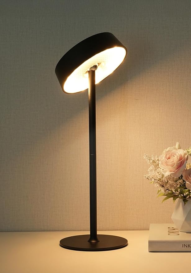 Cordless Lamp, Outdoor Waterproof, Dimmable Touch Control 3 Color Temperature, Battery Operated Portable, RGB, LED Memory Function, Rechargeable Table Lmap, Desk Lamp, Patio Dinning Restaurant Kitchen