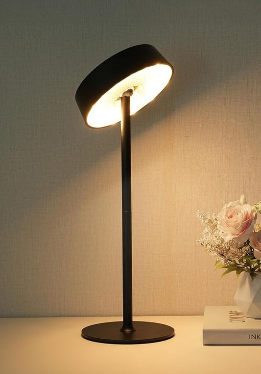 Cordless Lamp, Outdoor Waterproof, Dimmable Touch Control 3 Color Temperature, Battery Operated Portable, RGB, LED Memory Function, Rechargeable Table Lmap, Desk Lamp, Patio Dinning Restaurant Kitchen