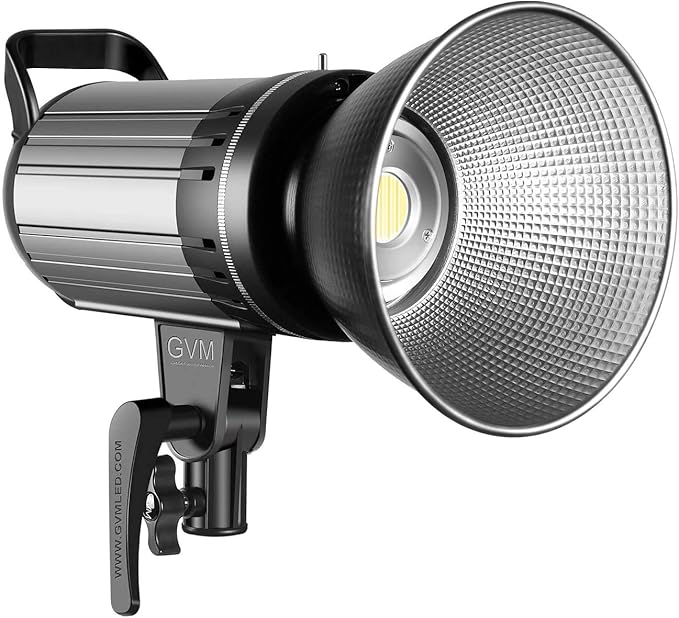 GVM Great Video Maker 100W Bi-Color LED Video Light with Bowens Mount, APP Control, Lantern Softbox, Dimmable 3200K-5600K, CRI 97+