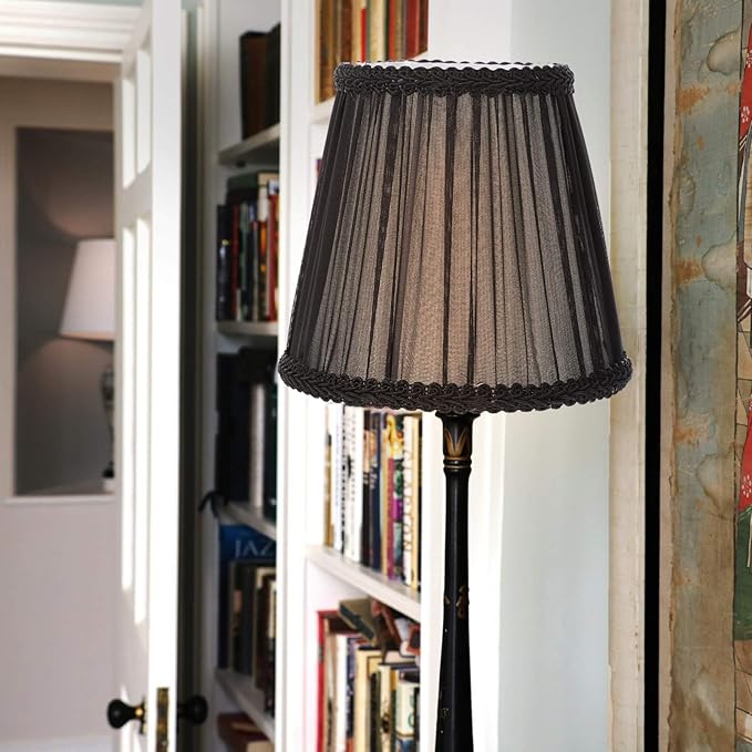 1pc Clamped Bubble Fabric Lampshade Cloth Lamp Shades for Table Lamps Ceiling Light Shade Ceiling Lamp Shade Chandelier Cover Clip on Lampshade Replacement Floor Lamp Bedside Lamp